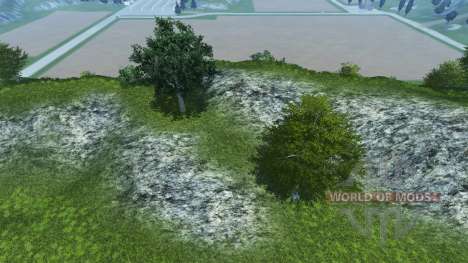 Nuevas texturas de los árboles y la hierba para Farming Simulator 2013