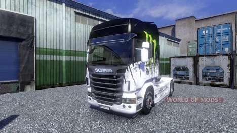 Color-Monster Energy - camión Scania para Euro Truck Simulator 2