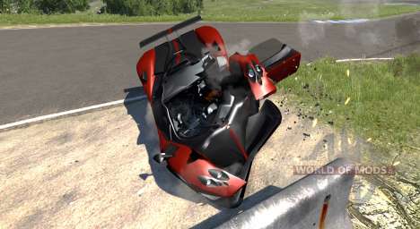 Pagani Zonda Cinque Roadster 2009 para BeamNG Drive