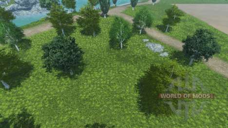 Nuevas texturas de los árboles y la hierba para Farming Simulator 2013