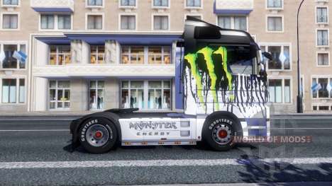 Color-Monster Energy - tractor Majestic para Euro Truck Simulator 2