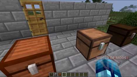 Los cofres de los diferentes tipos de madera para Minecraft