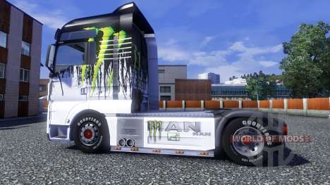 Color-Monster Energy - camión HOMBRE para Euro Truck Simulator 2