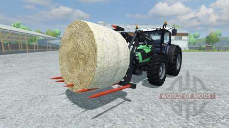 Horquillas para cargar las balas para Farming Simulator 2013