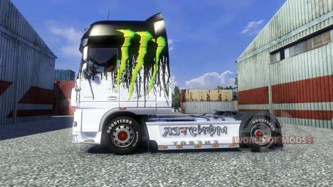 Color-Monster Energy - para camiones DAF para Euro Truck Simulator 2