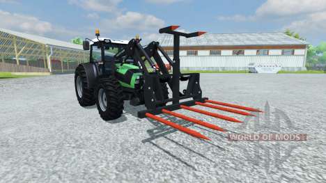 Horquillas para cargar las balas para Farming Simulator 2013