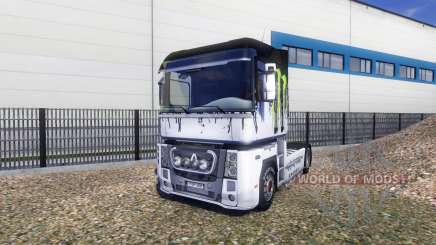 Color-Monstruo de Energía en una unidad tractora Renault Magnum para Euro Truck Simulator 2
