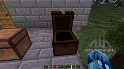 Los cofres de los diferentes tipos de madera para Minecraft