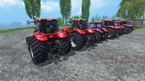 Los sonidos de los motores de los tractores Case para Farming Simulator 2015