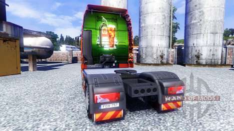 Color-Jagermeister - en camiones MAN TGX para Euro Truck Simulator 2