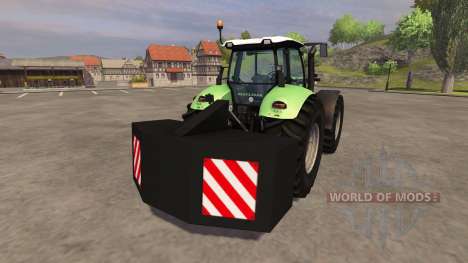Trasera contrapeso para Farming Simulator 2013
