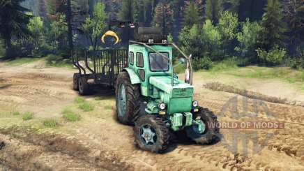 Tractor T-IM v1.1 verde para Spin Tires