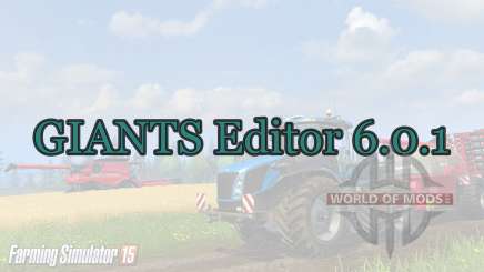 GIANTS Editor 6.0.1 para Farming Simulator 2015