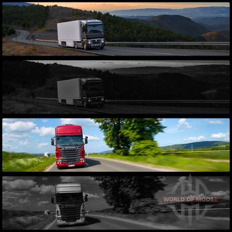 Inicio pantallas v2 para Euro Truck Simulator 2