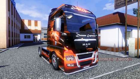 Color-Dream Express - camiones MAN TGX para Euro Truck Simulator 2
