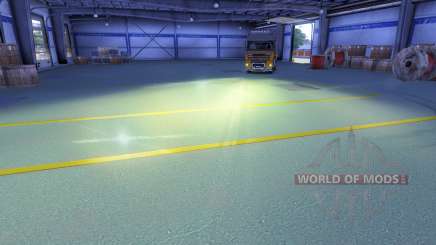 El amarillo de la luz del faro delantero para Euro Truck Simulator 2
