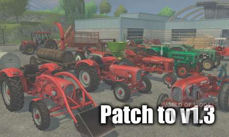 Parche para la versión 1.3 para Farming Simulator 2013