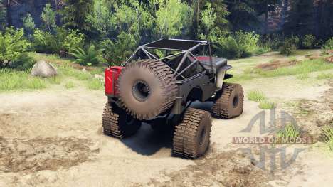 Jeep Willys black para Spin Tires