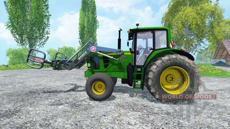 John Deere 6130 2WD FL TwinWheels para Farming Simulator 2015