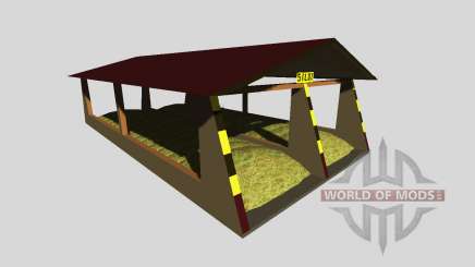 Ensilaje de boxes con un dosel v2.0 para Farming Simulator 2013