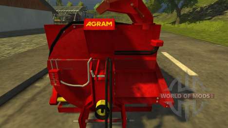 Pailleuse Agram Jet de paille para Farming Simulator 2013