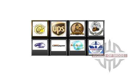 Los logotipos de la empresa para el conductor para Euro Truck Simulator 2