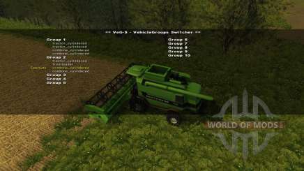 VehicleGroups Switcher v0.97 para Farming Simulator 2013