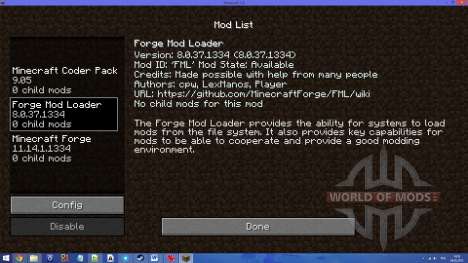 Forge API для Minecraft 1.8