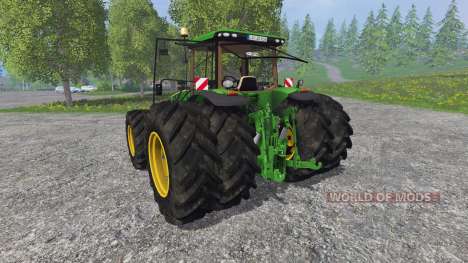 John Deere 8370R v2.0 Ploughing Spec para Farming Simulator 2015