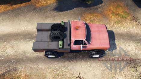 Dodge Power Wagon B-17 Rocks para Spin Tires