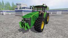 John Deere 8370R v3.0 [Ploughing Spec] para Farming Simulator 2015