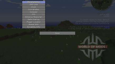 Zyins HUD para Minecraft