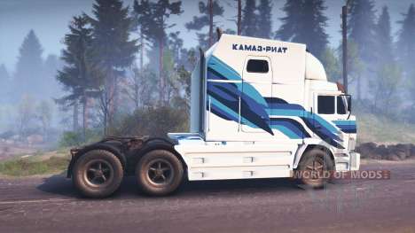 KamAZ-54112 RIAT para Spin Tires
