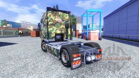La piel Tarnmuster para DAF XF tractora para Euro Truck Simulator 2