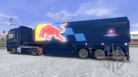 La piel de Red Bull Racing Hochglanz en el camió para Euro Truck Simulator 2