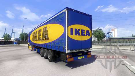 La piel de IKEA para DAF XF tractora para Euro Truck Simulator 2