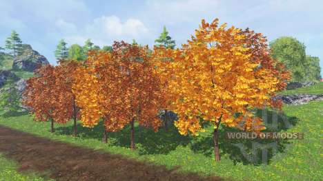 Árboles en otoño para Farming Simulator 2015