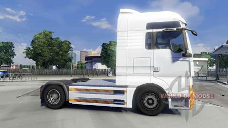 La piel Schwertransport en el camión MAN para Euro Truck Simulator 2