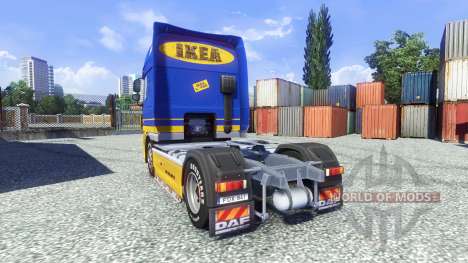La piel de IKEA para DAF XF tractora para Euro Truck Simulator 2