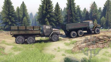Ural-375 y 4320-01 para Spin Tires