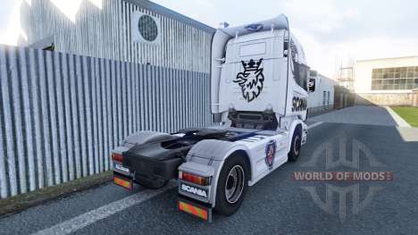 El Scania V8 de piel para Scania camión para Euro Truck Simulator 2