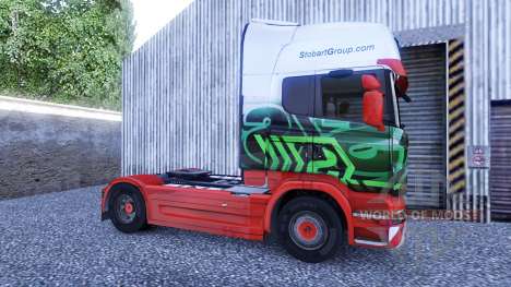La piel de Eddie Stobart en la unidad tractora S para Euro Truck Simulator 2