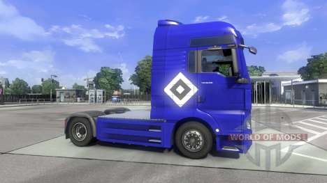 La piel de Hamburgo fahrt HOMBRE en el camión MA para Euro Truck Simulator 2
