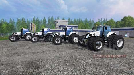 New Holland T8 [pack] v1.5 para Farming Simulator 2015