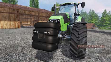 Deutz-Fahr 1500 v2.0 washable para Farming Simulator 2015