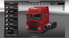 Motores para camiones DAF para Euro Truck Simulator 2