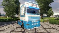 La piel VeBa Trans para DAF tractora para Euro Truck Simulator 2
