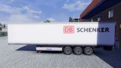 La piel de DB Schenker en el remolque para Euro Truck Simulator 2