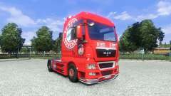La piel del FC Bayern Munchen en el camión MAN para Euro Truck Simulator 2