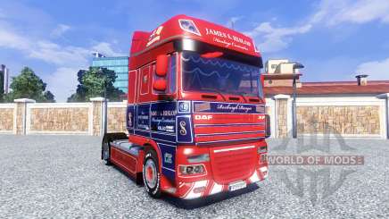 La piel de James S. Hislop para DAF tractora para Euro Truck Simulator 2